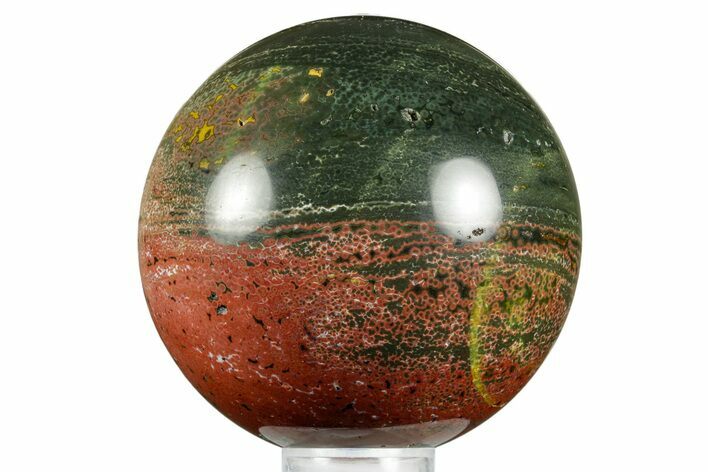 Unique Polished Ocean Jasper Sphere - Madagascar #371106